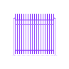 Buildings Fences Fence Panel Security Digital Sketch Svg Design, Free Vectors File